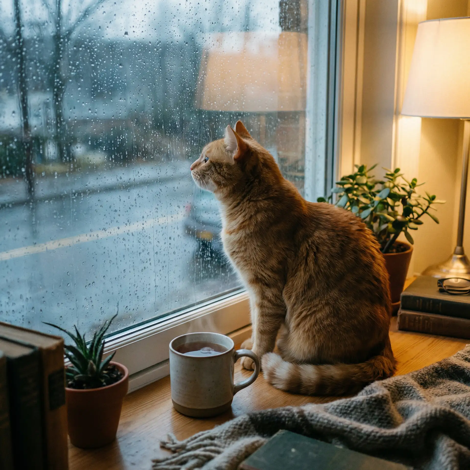 猫咪望着窗外的雨 - 终末的后宫07